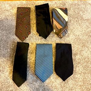 Bundle of 6 vintage ties